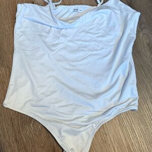White Sleeveless Bodysuit - Ardene